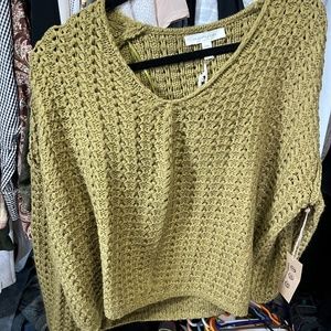 Knit sweater top